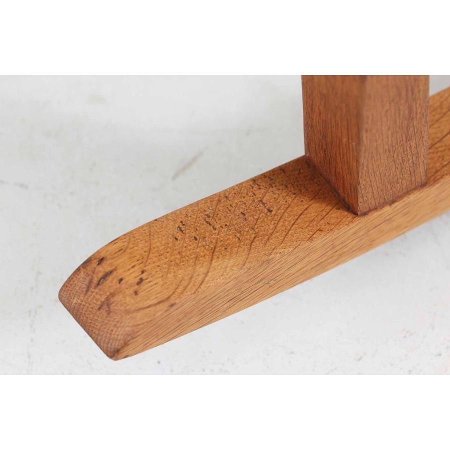 デンマーク製 ロッキングチェア オーク材 M. Nissen Horsens 北欧家具 