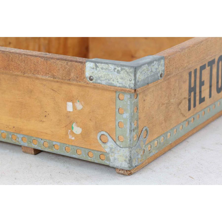 スウェーデン製 木製収納ボックス 北欧家具ビンテージ : CHLOROS