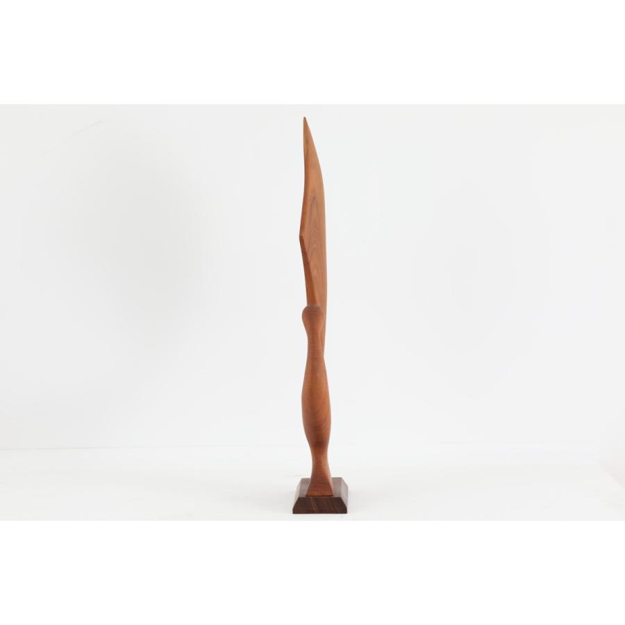 北欧ビンテージ雑貨　チーク材無垢材でできた大きなアートピース/オブジェ　高さ52cm■北欧雑貨 ビンテージ雑貨 アンティーク品■_1