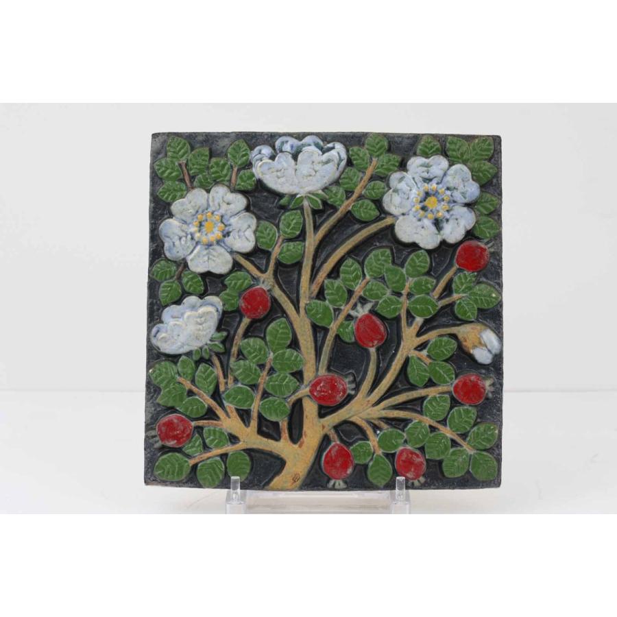 リサラーソン陶板ユニークピース花