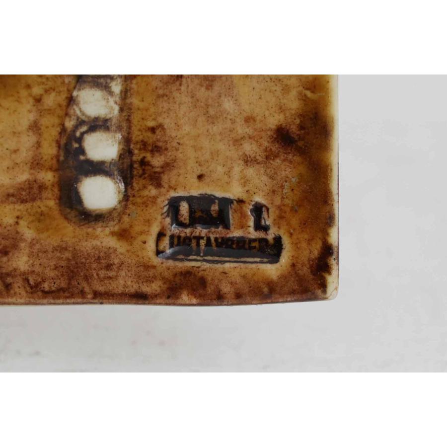 Lisa Larson リサ ラーソン UNIK 陶板 Dam 女王□北欧雑貨