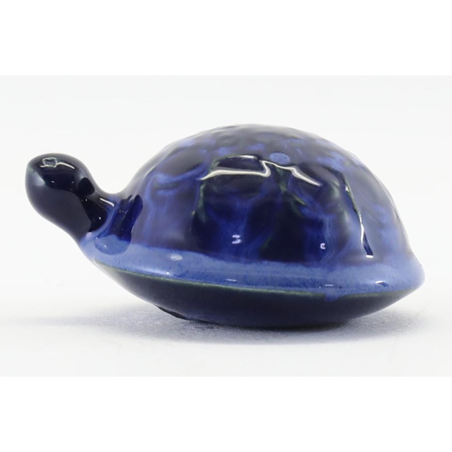 Lisa Larson リサ ラーソン SKOLDPADDOR 中くらいのサイズのカメ 青色