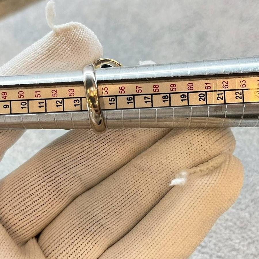シルバー リング ブルーアパタイト 14号 15号 調整可 シルバー925