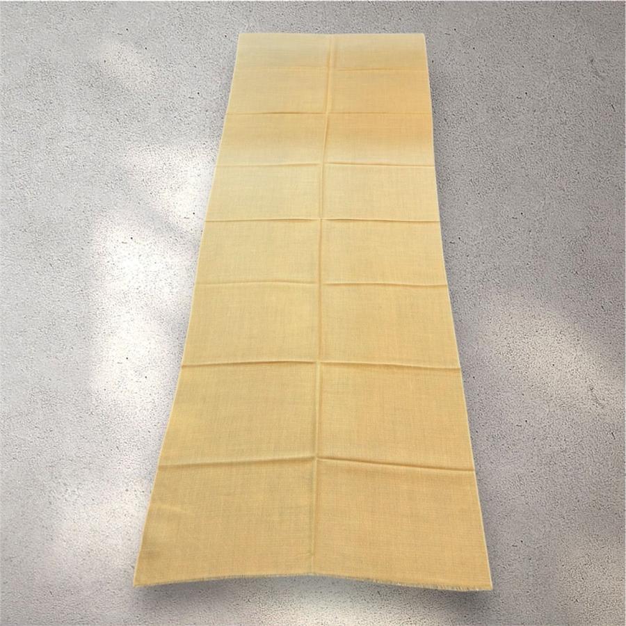 ショール ストール カシミヤ100% 大判 タペストリー インテリア カシミール ハンドメイド 最高級カシミア 羽織 イエロー 手染め レディースの画像