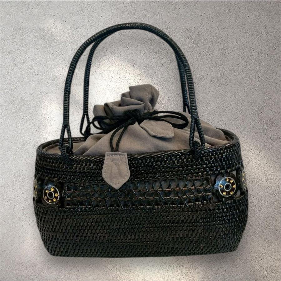 アタバッグ 籠バッグ バリ島 工芸品 ハンドメイド 手作り インドネシア