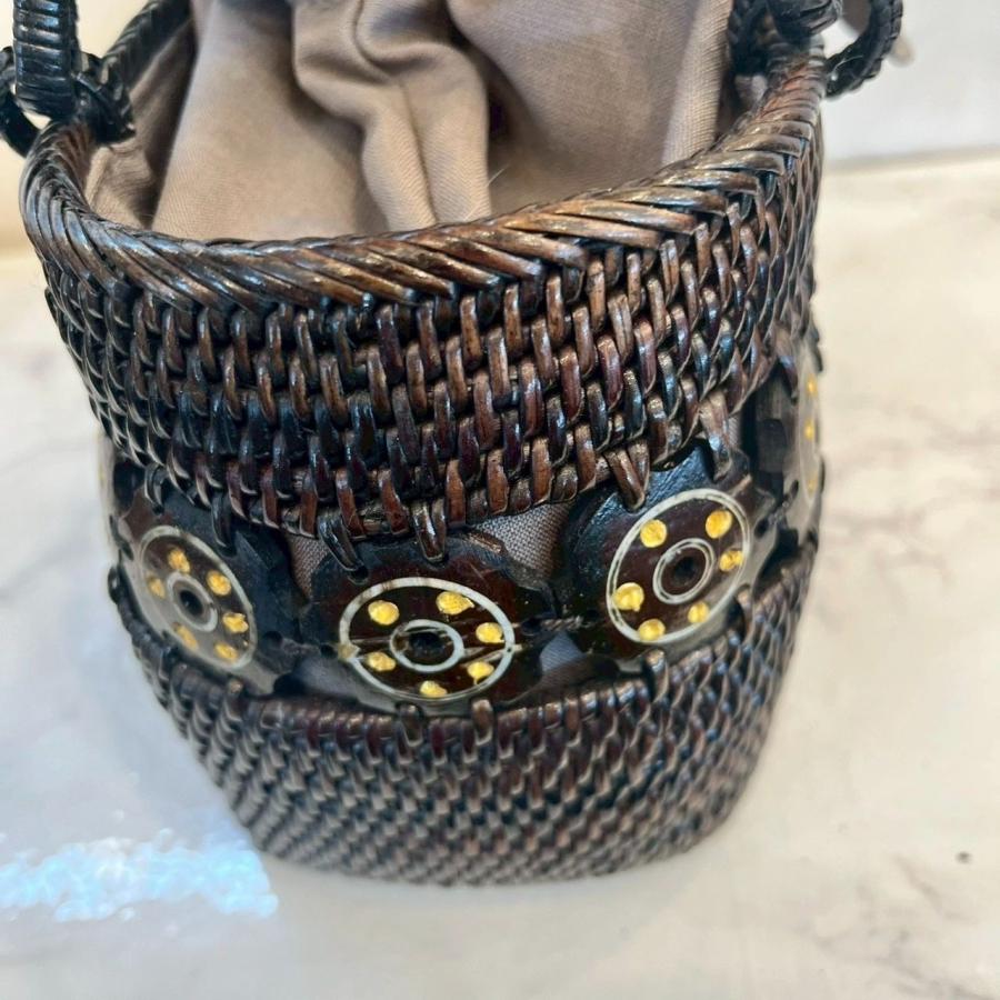アタバッグ 籠バッグ バリ島 工芸品 ハンドメイド 手作り インドネシア