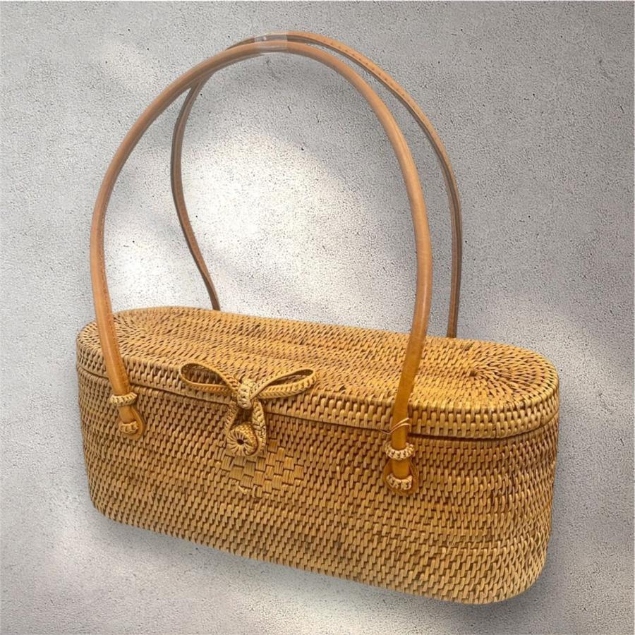 アタバッグ 籠バッグ バリ島 工芸品 ハンドメイド 手作り インドネシア