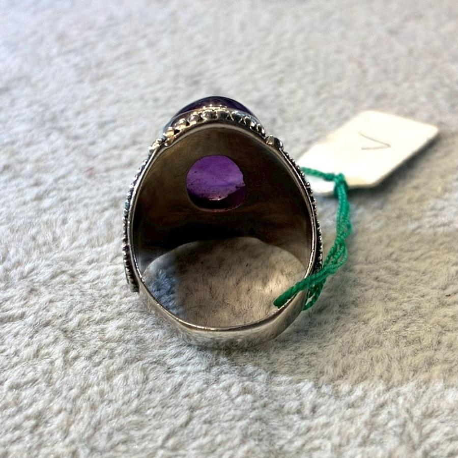 ⭐︎【天然 】アメジスト リング s925 12x16mm 【公式通販】