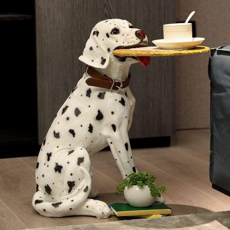 オブジェ 犬 トレイ 付き サイドテーブル おしゃれ かわいい