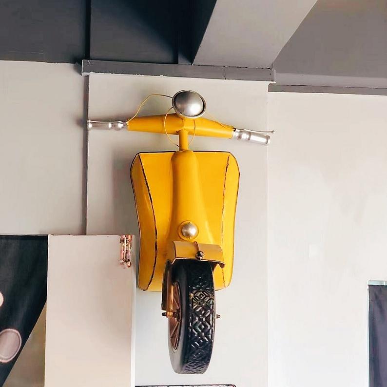 壁掛け ウォールインテリア アイアン バイク Bike アメリカン レトロ モダン リビング ダイニング 車庫 屋内 装飾 インテリア_12