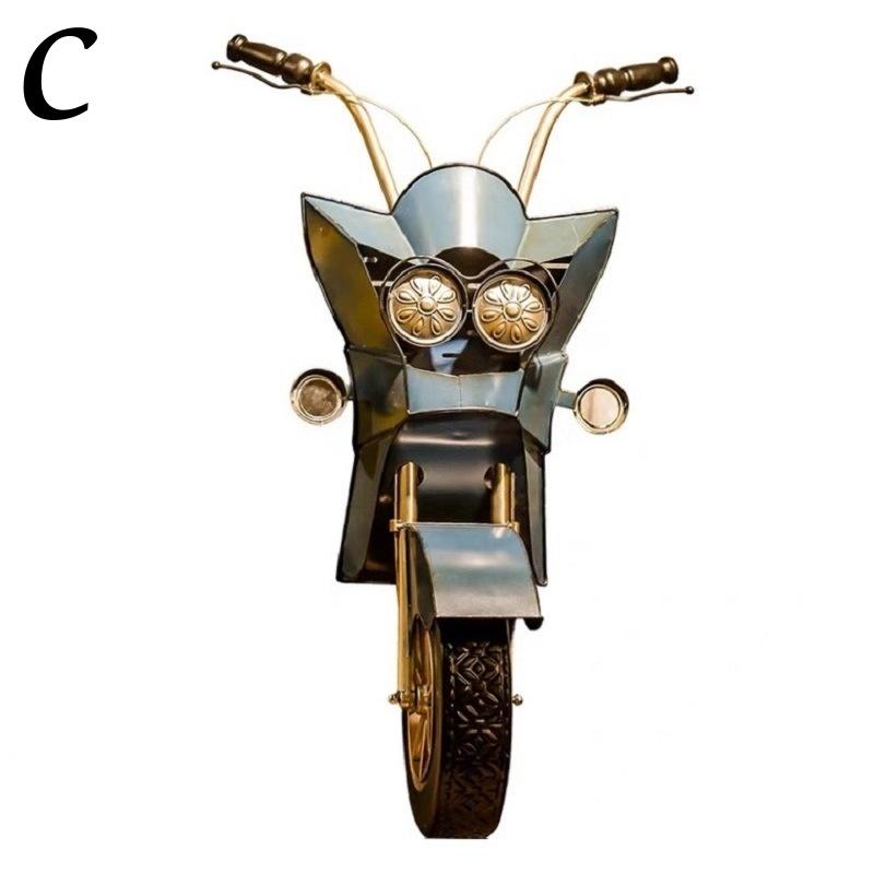 壁掛け ウォールインテリア アイアン バイク Bike アメリカン レトロ モダン リビング ダイニング 車庫 屋内 装飾 インテリア_3