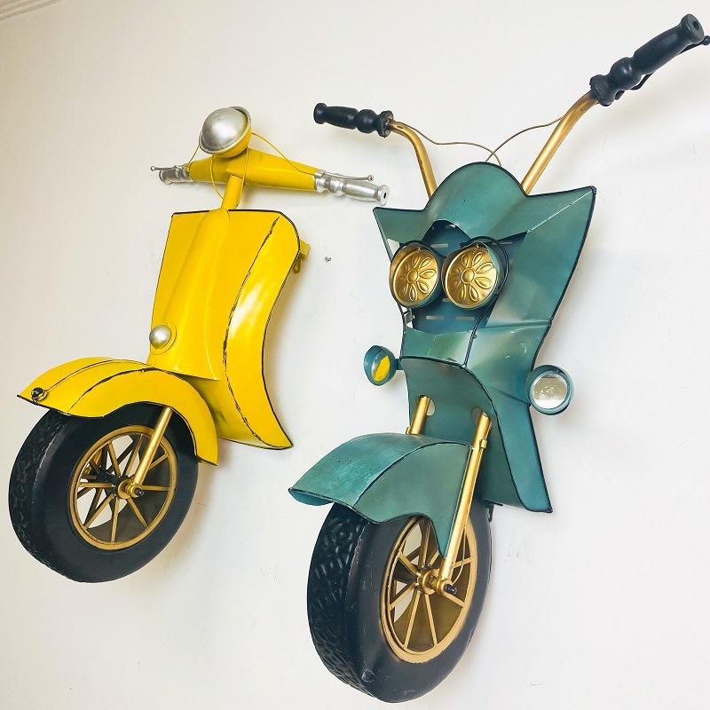 壁掛け ウォールインテリア アイアン バイク Bike アメリカン レトロ モダン リビング ダイニング 車庫 屋内 装飾 インテリア_9
