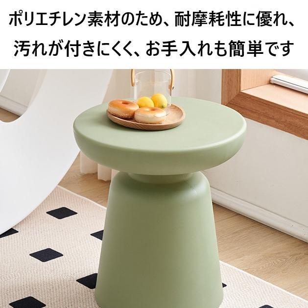 サイドテーブル シンプル モダン 丸み おしゃれ かわいい インテリア 北欧 スリム ナイトテーブル コーヒーテーブル 白 ホワイト ブラック_9