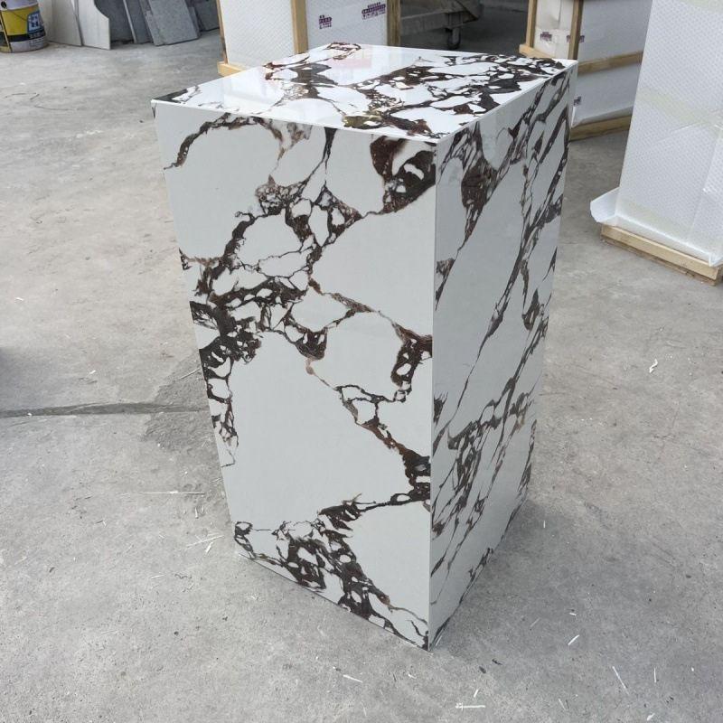 サイドテーブル コーヒーテーブル 大理石風 ラグジェアリー ホテル