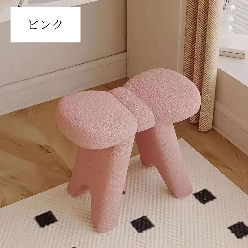 リボン型スツール 椅子 チェア もこもこ かわいい ミニサイズ グレー Amazon｜リボン型スツール 椅子 チェア もこもこ かわいい ミニサイズ