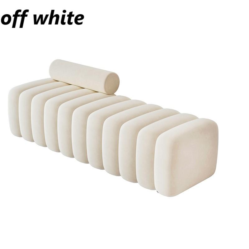 ソファー ふわふわ ラグジュアリー 韓国風 幅 120cm おしゃれ かわいい インテリア ベンチ ロー ソファ 白 ホワイト 黒 ブラック グレー |  | 01