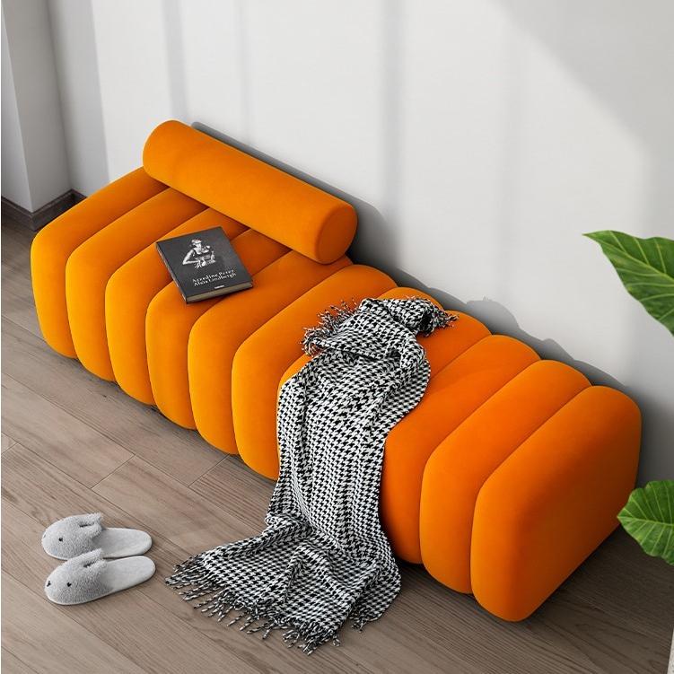 ソファー ふわふわ ラグジュアリー 韓国風 幅 120cm おしゃれ かわいい インテリア ベンチ ロー ソファ 白 ホワイト 黒 ブラック グレー |  | 07