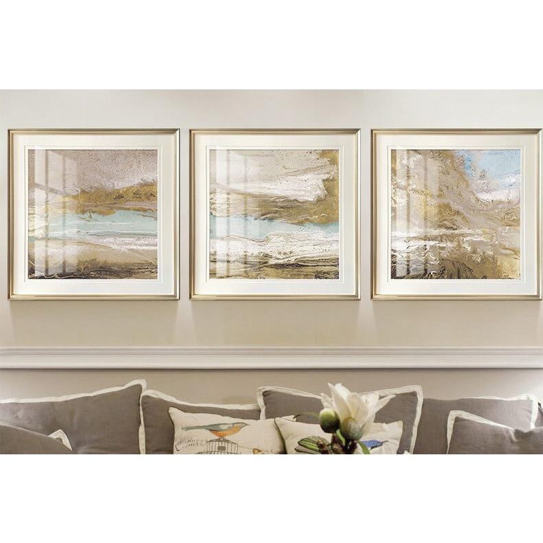 欧米風 浜辺の抽象絵画 モチーフ3種 フレーム計6種_10