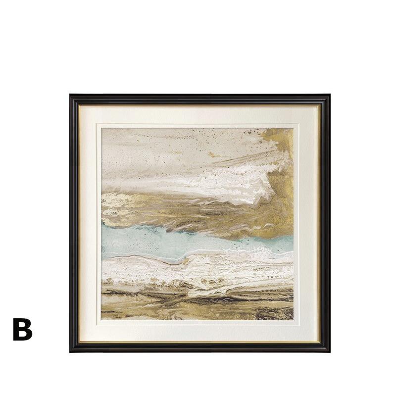 欧米風 浜辺の抽象絵画 モチーフ3種 フレーム計6種_15