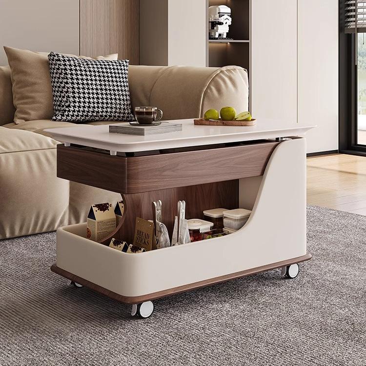 サイドテーブル 多目的 可動式 キャスター 収納 付き おしゃれ