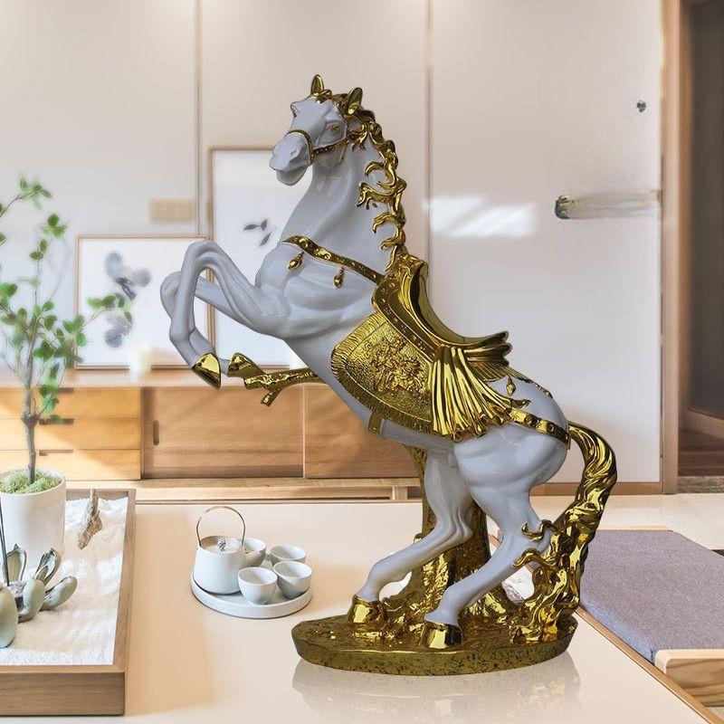 跳ね馬 オブジェ 置物 全長70cm 全長58cm 大きい 装飾 馬 インテリア