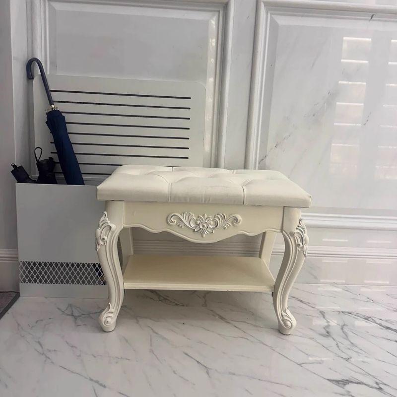 玄関ベンチ 収納付き スツール 北欧 ヨーロッパ インテリア シューズ