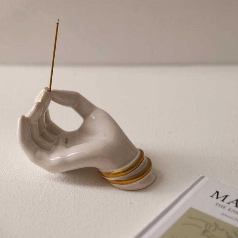 お香立て 手型 ユニーク アート おしゃれ インテリア 独創的 オブジェ