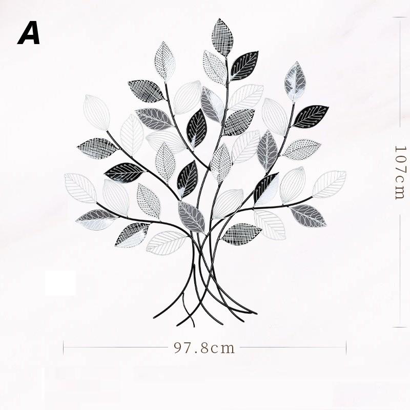 ウォール アート ツリー型 スタイリッシュ モノトーン モダン おしゃれ かわいい 壁掛け インテリア 北欧 リビング_1