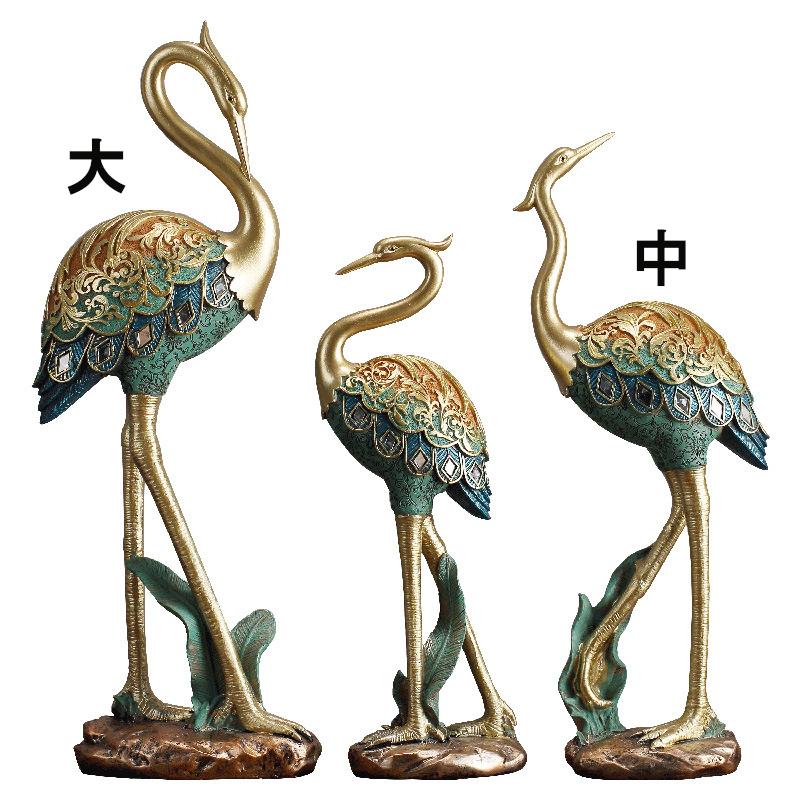 孔雀(くじゃく)の装飾オブジェ 動物 2種 オーナメント 装飾品 アート おしゃれ お洒落 かわいい インテリア 雑貨 リビングルーム プレゼント_1