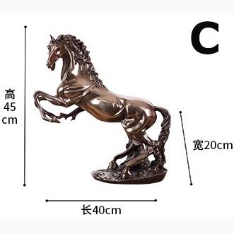 ブロンズ風 馬の彫刻オブジェ : Russel海外インテリアショップ - 通販