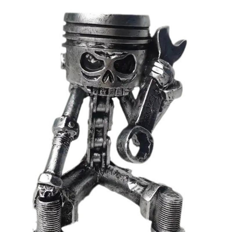 オブジェ スカル ロボット おしゃれ インテリア 置物 骸骨 スケルトン