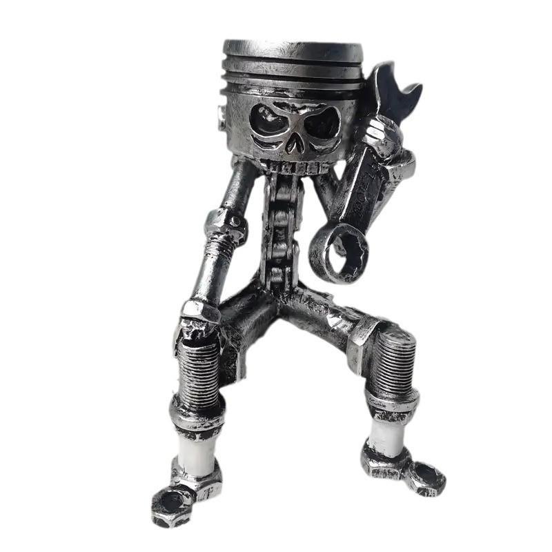 オブジェ スカル ロボット おしゃれ インテリア 置物 骸骨 スケルトン