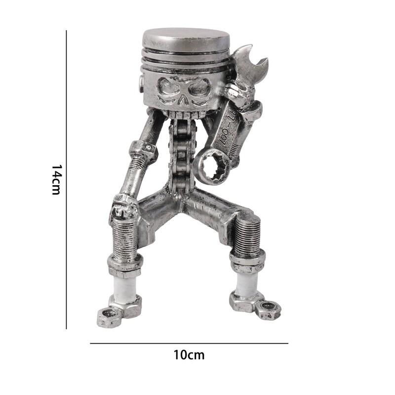 オブジェ スカル ロボット おしゃれ インテリア 置物 骸骨 スケルトン