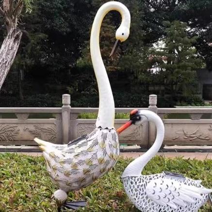 白鳥 スワン ガーデンライト ソーラー ライト 太陽光 発電 おしゃれ