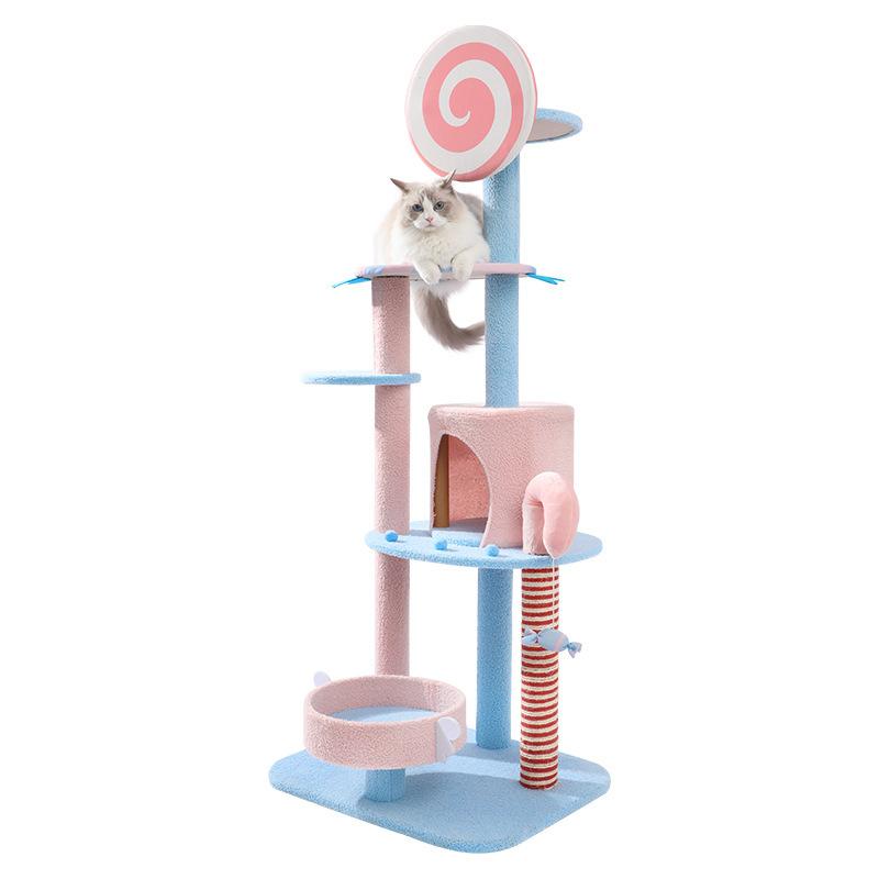 キャットタワー 猫の木 キャットツリー 猫用 安定 爪とぎ 縄 登り棒 紐