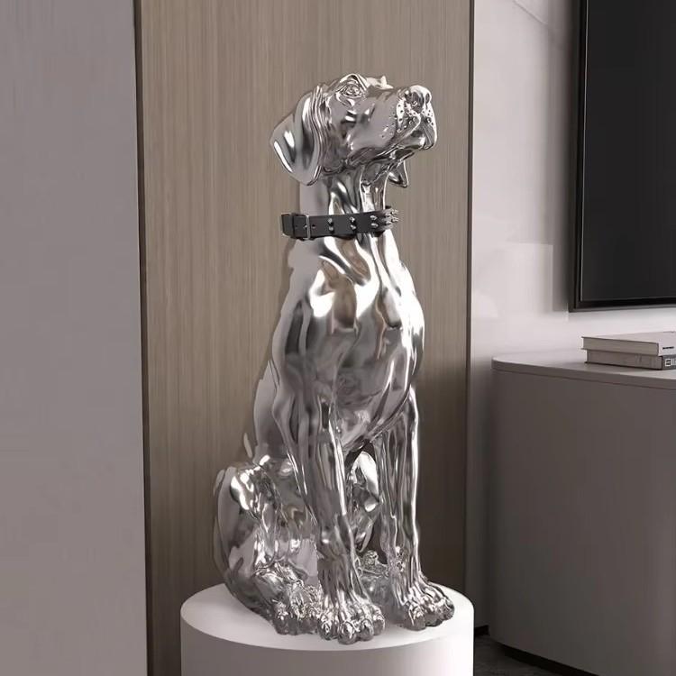 オブジェ 犬 スタイリッシュ ラグジュアリー アート インテリア モダン