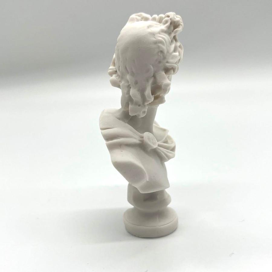 アポロ ダビデ メディチ オブジェ ギリシャ神話 石膏像 置物 顔