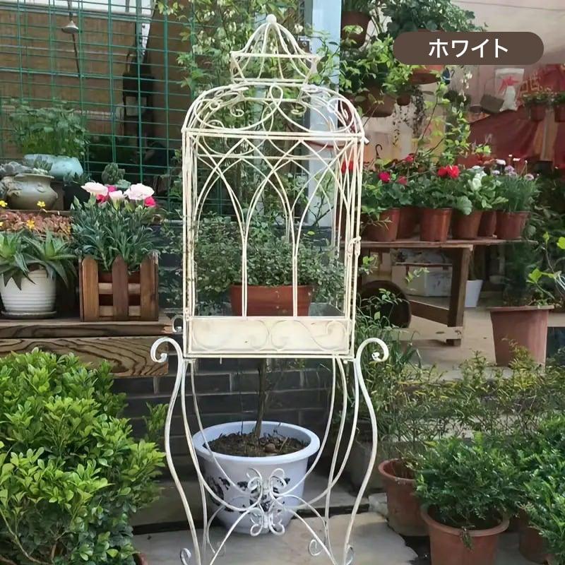 フラワースタンド ヴィンテージスタイル 鳥かご バードケージ デザイン