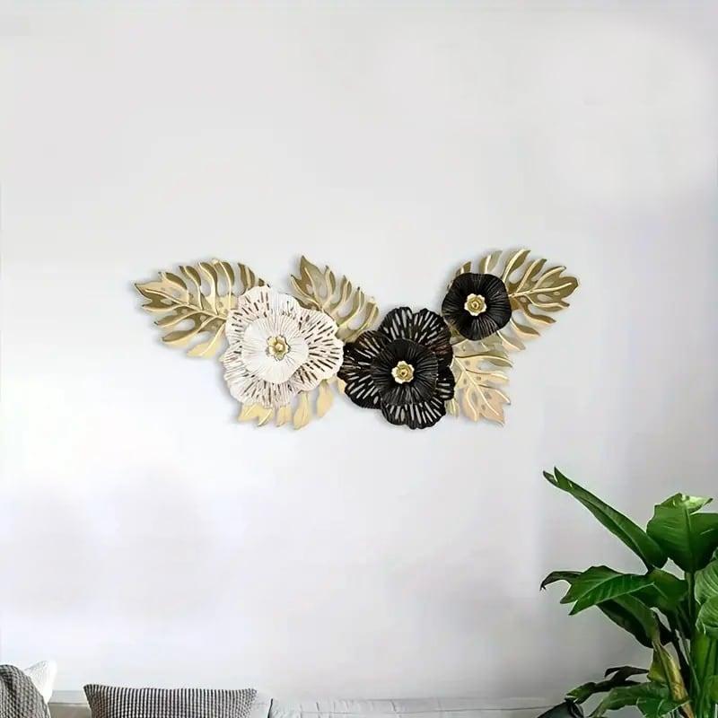 壁掛けオブジェ ウォールデコレーション 花 フラワーモチーフ 上品