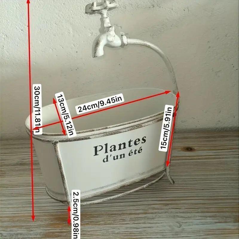 プランター バスタブ型 ヴィンテージ風 おしゃれ かわいい 植木鉢