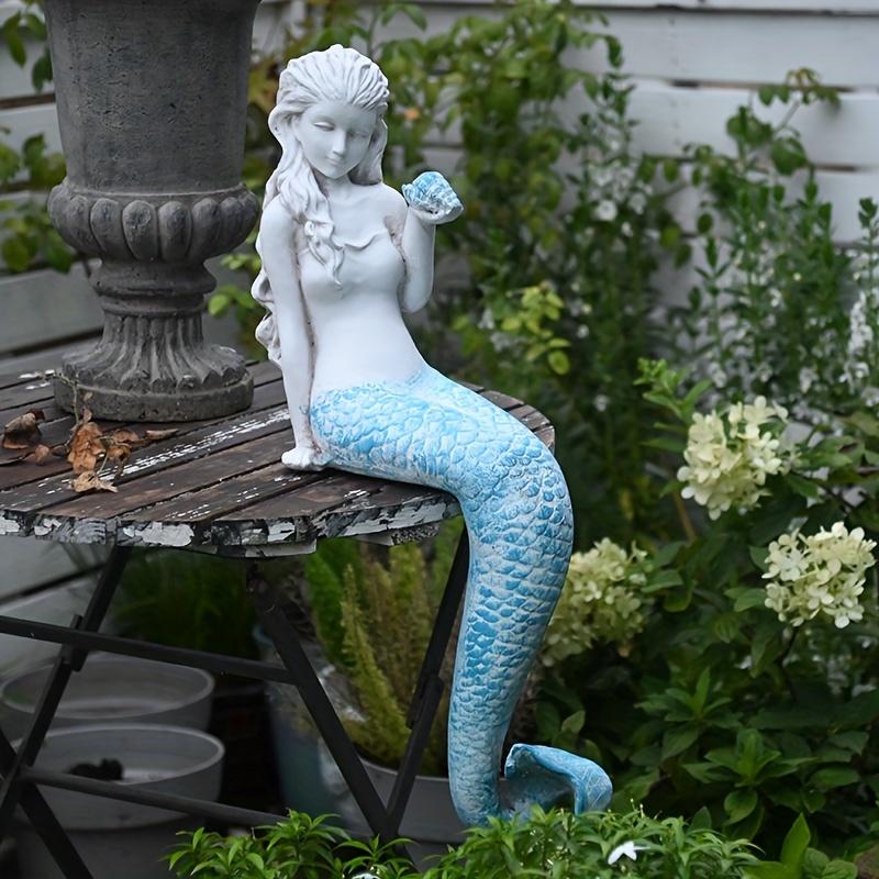 ガーデンオーナメント 人魚 おしゃれ かわいい 置物 屋外 庭