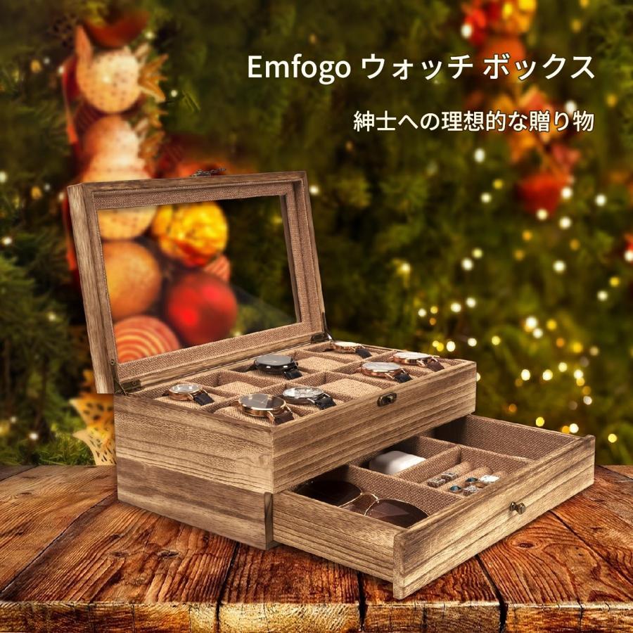 腕時計 収納ケース 10本収納 10スロット 時計ボックス ラグジュアリー 木製 ウォッチボックス 収納ボックス アクセサリー収納 おしゃれ インテリア プレゼント