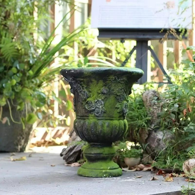 プランター 鉢植え 植木鉢 壺 ヨーロッパ ヴィンテージ調 モス
