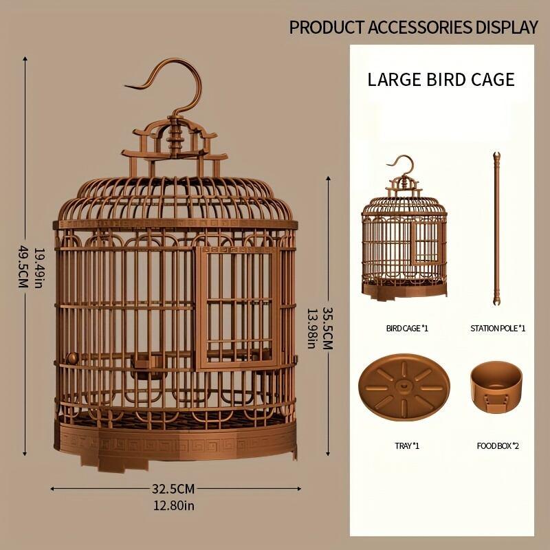 鳥かご ヴィンテージ調 おしゃれ かわいい レトロ調 鳥籠 とりかご