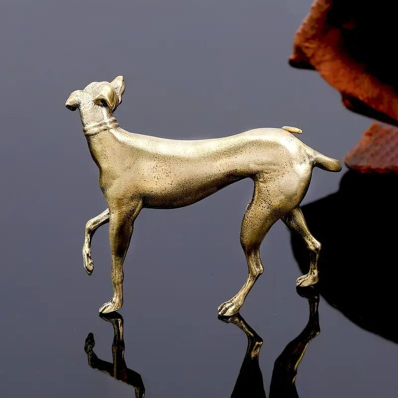 置物 犬 グレイハウンド アンティーク調 ヴィンテージ調 いぬ アニマル