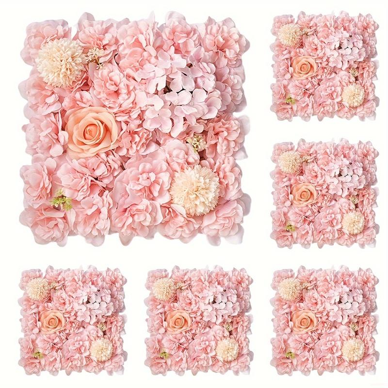 造花 壁掛け 薔薇 バラ 6枚セット お手軽 おしゃれ かわいい インテリア 北欧 ウォール フェイク フラワー 花掛 イベント ピンク 4-7_9