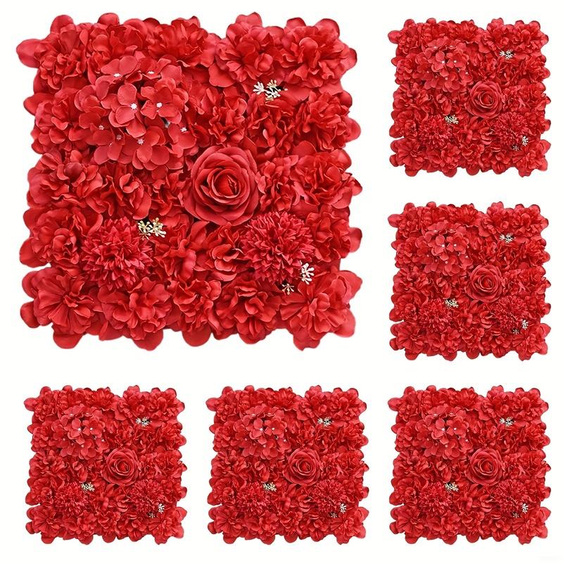 造花 壁掛け 薔薇 バラ 6枚セット お手軽 おしゃれ かわいい インテリア 北欧 ウォール フェイク フラワー 花掛 イベント ピンク 4-7_6