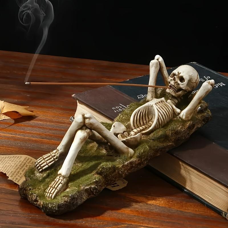 お香立て ユニーク 骸骨 スケルトン おしゃれ インテリア 独創的