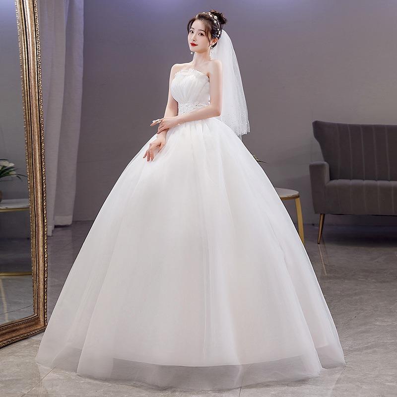 ウェディングドレス 大きいサイズ 小さいサイズ ホワイト 白 結婚式 