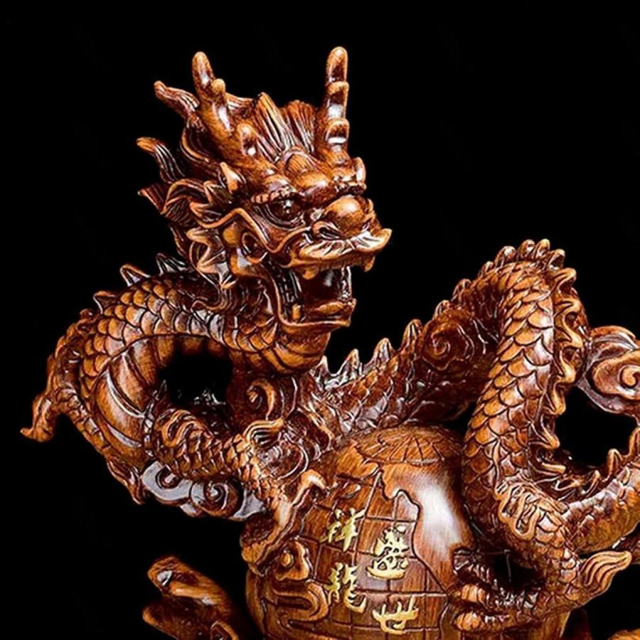 ドラゴン 龍 金属彫刻 金属製ドラゴン彫刻 約30cm 金属製ドラゴン彫刻